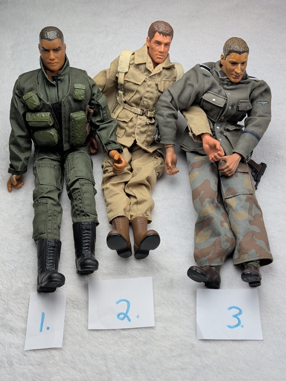Vintage G.I. Joe & Lanard Toys Action Figure Lot 1/6 Scale 12”